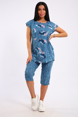 Костюм женский 244 светло-синий